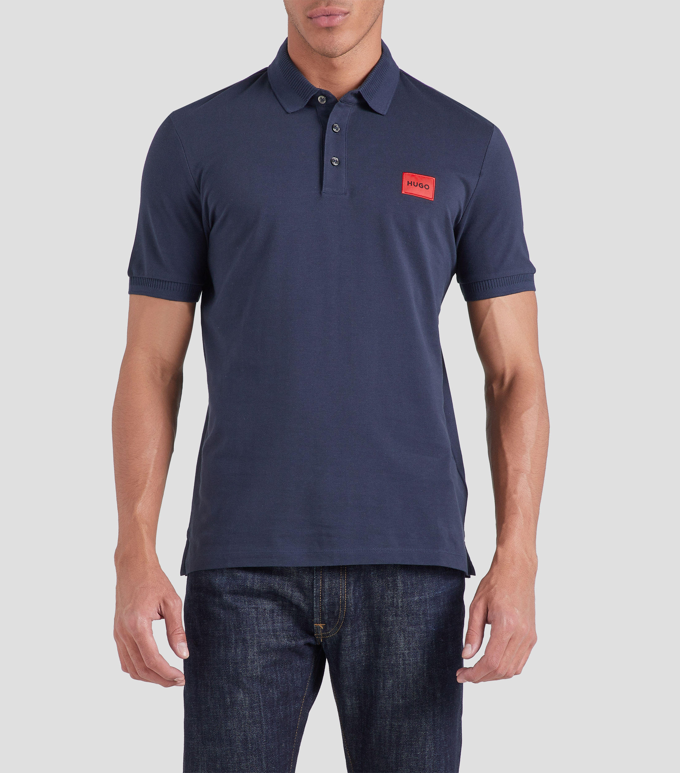 Playera Tipo Polo Manga Corta Hombre